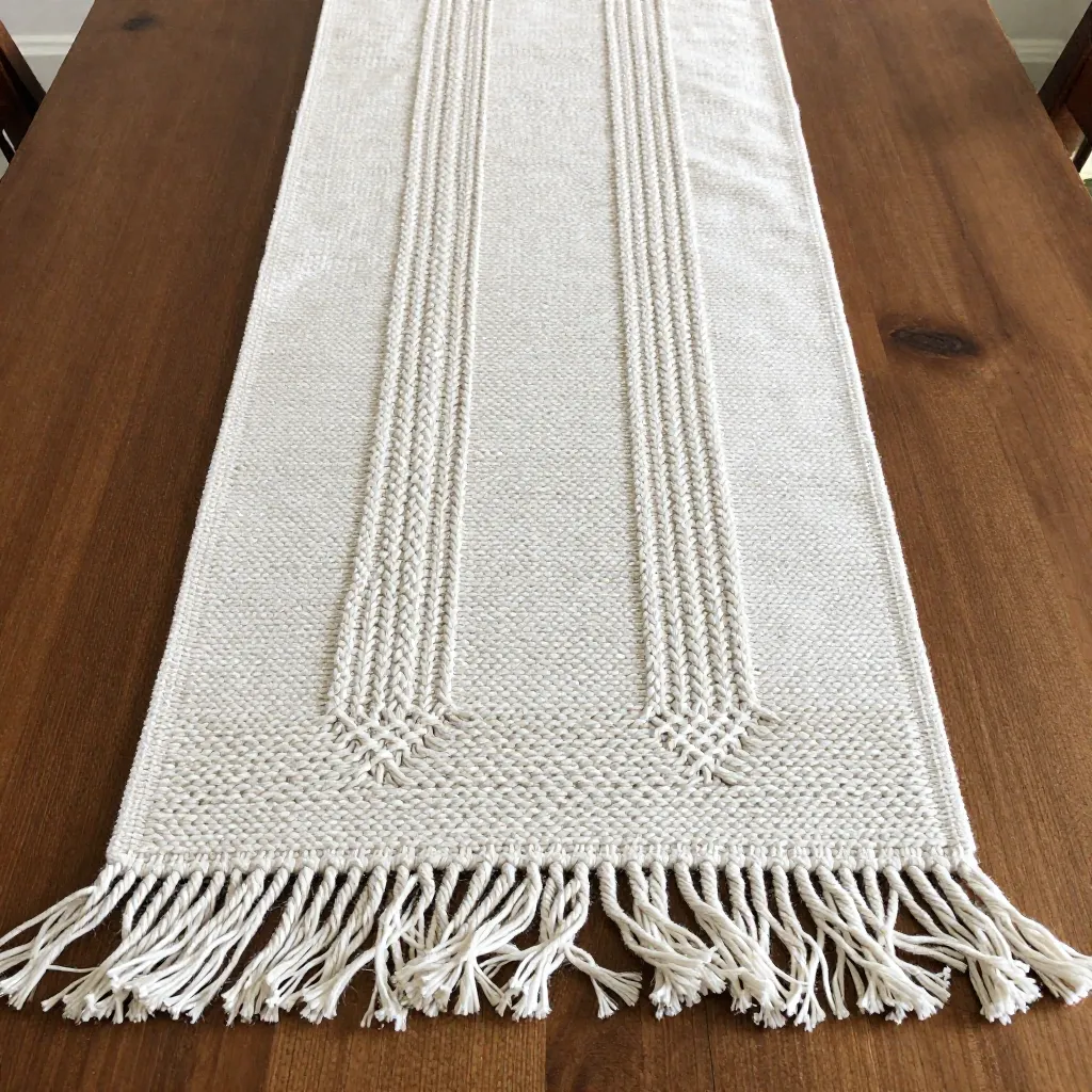 Makramé installasjon detalj